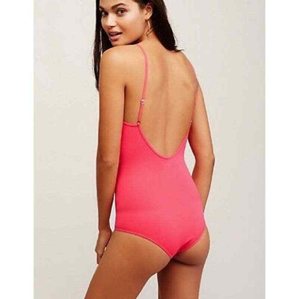 Free People Intimately Seamless Basic Bodysuit Poppy  Size XS/S - Picture 9 of 9